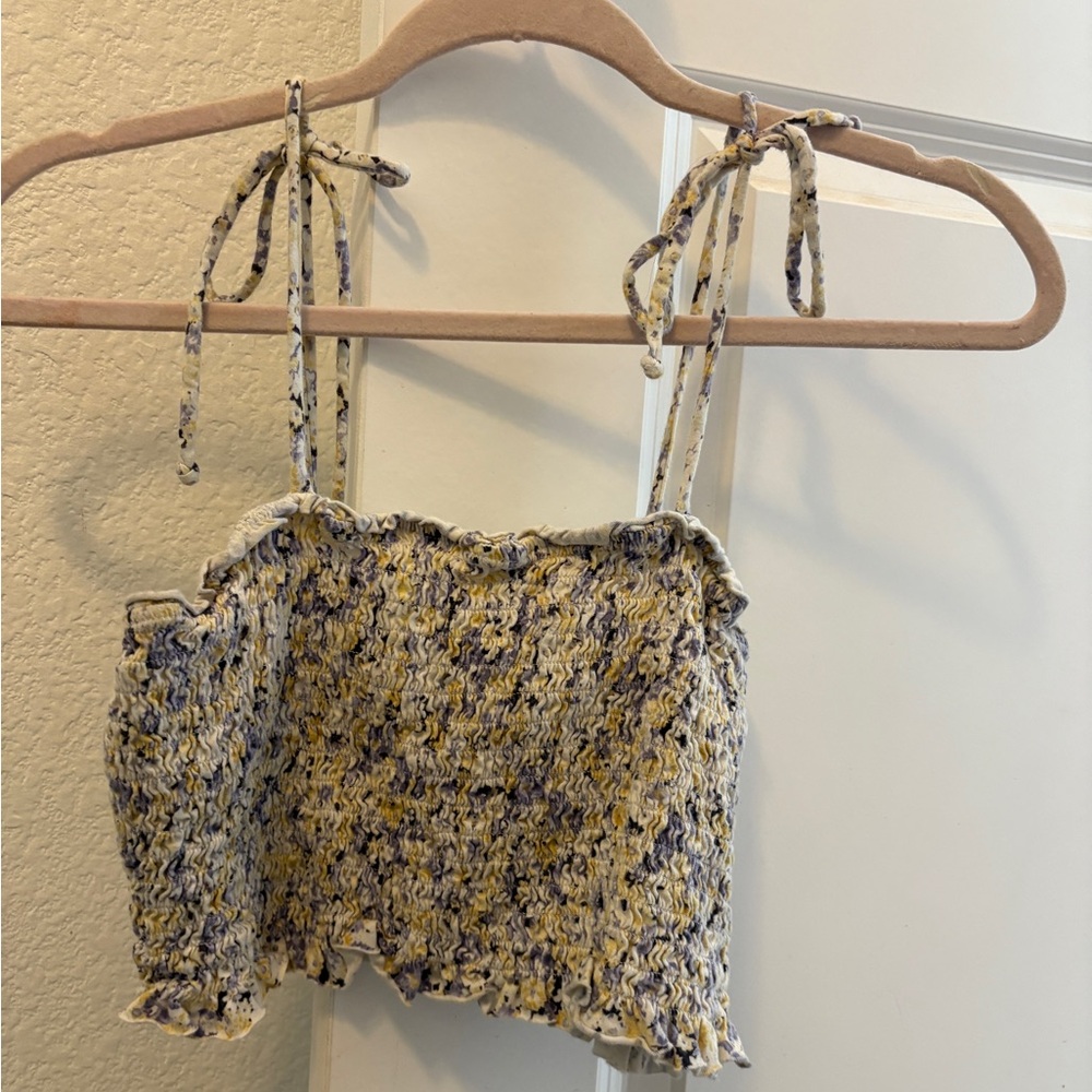 Wild Fable Multicolor Knit Crop Top